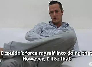 Martin 3478 in Czech gay casting, sucking and fucking POV style 😈