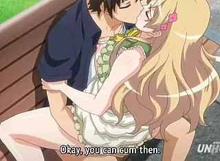 Hentai Cartoon Couple Can't Wait Home