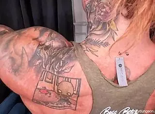 brooke diesel gets tag teamed by muscular guys in amateur gangbang