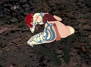 hardcore doggystyle sex with tattooed lilith in 3d hentai