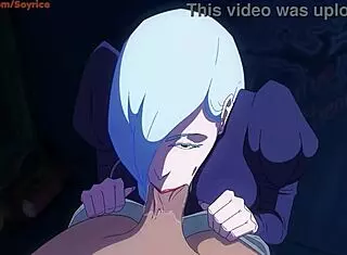 Mei Mei gives a great blowjob to a well-endowed guy outdoors 😍