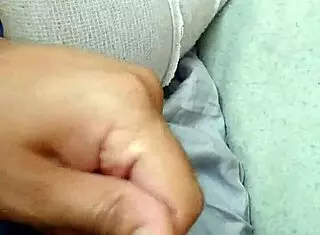 Detailed View Of Jerking Off To Amateur Gay Blowjob With Monster Cock