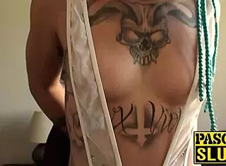 Horny Chick Orion Starr Dominated, Spanked, Deepthroated, and Banged Hard in Group Cumshot