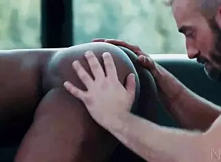 Tiny teen lifted upside down for face fucking 😈