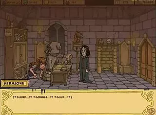 Animated witch training in a porn game: review and scenes