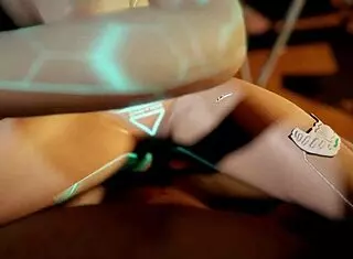 Robot Girl Boldly Rides Huge Cock