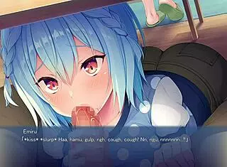 Suck Me Off Under The Table! Hentai Secret!