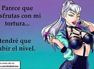 Extreme Joi With Evelynn From Lol In Kda Style Spanish Voice Assfucking Anal!