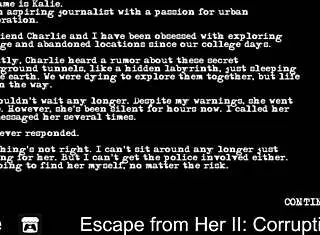 Escape From Her II: Bound And Tickled With Feet!