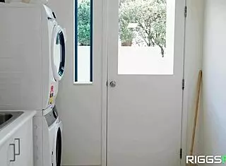 i was, like, caught fuckin this muscular guy with a monster cock in the laundry room and had an orgasm