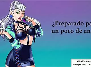 Extreme Joi With Evelynn From Lol In Kda Style Spanish Voice Assfucking Anal!