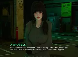 in eternum 135, characters explore hentai game scenes