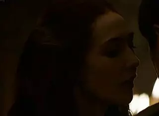 Wow, carice van houten as melisandre in hot sex scene from game of thrones 2013!