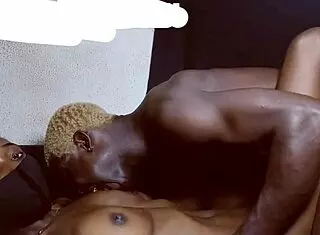 we are really making love here, but with this muscular bodybuilder it's intense