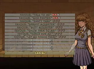 Animated witch training in a porn game: review and scenes