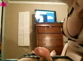 Bbw Sucking Whipped Cream Off Cock