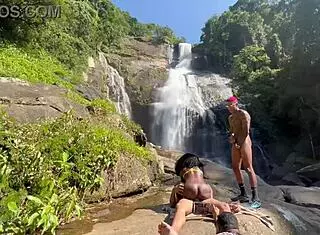 Skinny blonde gets her ass fucked in a party