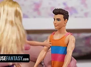 Sexy Venus Vixen Toys With Dolls While Masturbating