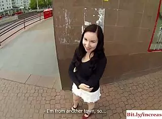 Out-Of-Town Gal Gets Fucked Outside In Hardcore Action