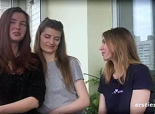 horny lesbian babes unleash wild threesome desires