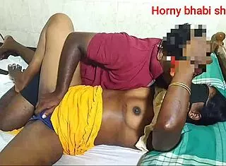 i fuck the sexy indian bhabi with my friend moaning horny