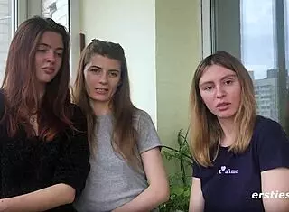 horny lesbian babes unleash wild threesome desires