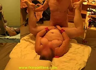 Master and BBW Slave Dominate in Everyday BDSM Group Action