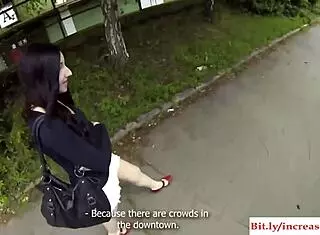 Out-Of-Town Gal Gets Fucked Outside In Hardcore Action