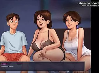 Hottest threesome with thirsty milfs 😍