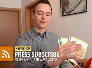 submissive guy gets paid for gf's sex with hunter.