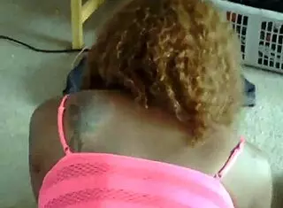 Innocent ebony sucks white cock in Philly