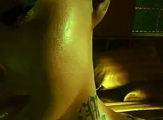 3D Animation: Two Lesbians Licking and Kissing in Erotic Scene.