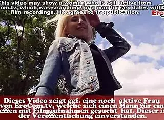 Slender Blonde In Nylons Dates German Tourist For Sex