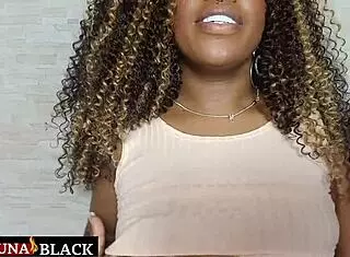 Cute Ebony Teen Squirts in Wild POV Action