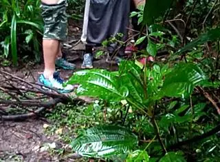 Guys orgy in forest with big cocks