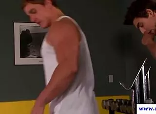 Straight Dude Swayed To Gay During Gym Bj