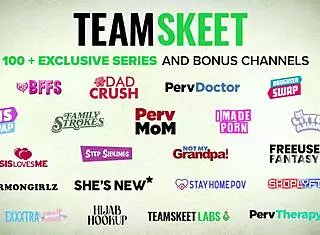 Naughty Stepsis Izzy Bell Gets Cumshot on Booty