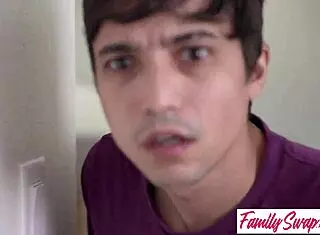 Aria valencia surprises with big tits and creampie in group 😲