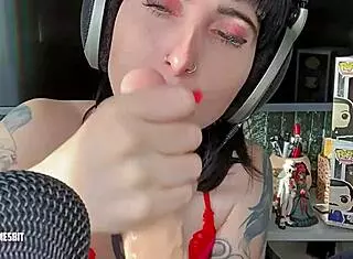 Jerking ASMR No Talking Lou Nesbit Lia Louise