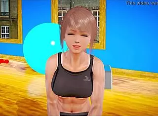 Blonde amateur plays game with small tits.