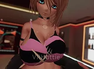 Big tits boobjob at bar pov lap dance vrchat erp