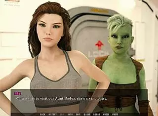 Cartoon sex game with 4.3D animation and fucking action