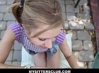 tiny teen 18+ babysitter rachel james rocks! 😊