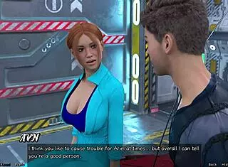 Stranded In Space 33: First Kiss With Redhead Haylee