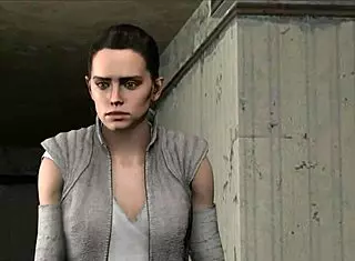 rey auditions in cute anime outfit