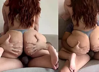 Perfect Big Ass Latina Stepsister Riding My Cock With Passion