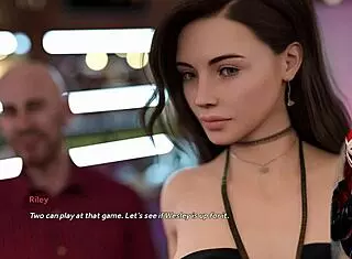 Cheating Wife Flirts In Anime