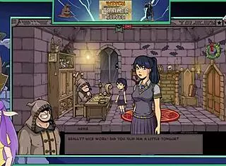 witch trainer silver part 16 with sexy brunette