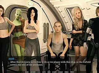 Cartoon sex game with 4.3D animation and fucking action