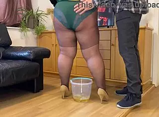 perverted stepson-in-law will lick mother-in-law's juice off the floor! what would you do for her hot wet ass?